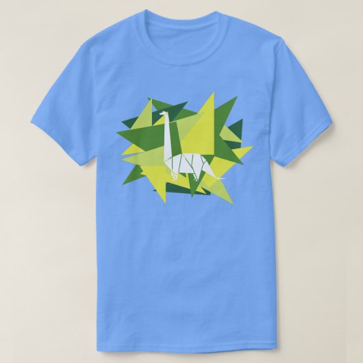 紙シャードリガミブロントサウルス1 Tシャツ (デザイン正面)