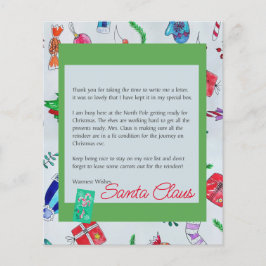 紙シーカスタマイズトサンタレター