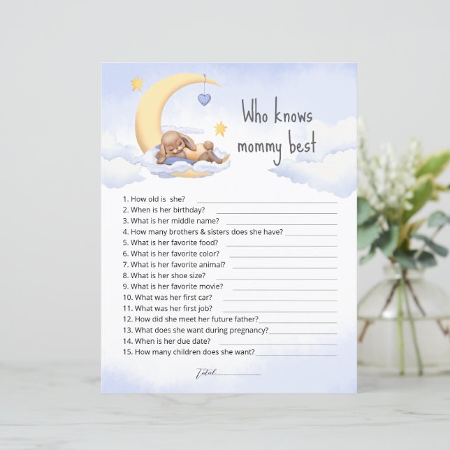 紙シーゲーム可愛い眠る豪華なバニー。 (スタンド正面)