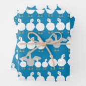 紙シーツを包む鵞鳥 ラッピングペーパーシート (インサイチュ)