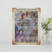 紙シーツ音楽アートエンジェル我々は高く聞いた (スタンド正面)