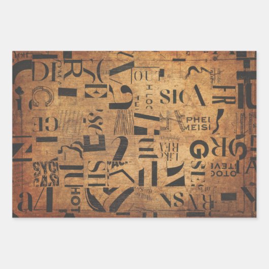 紙シートを切り離し、丁合いなどに包む ラッピングペーパーシート (正面)