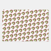 紙シートカスタムを包むボホクリスマスツリー ラッピングペーパーシート (正面)