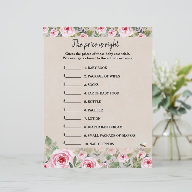 紙シートゲーム価格は正しい (スタンド正面)