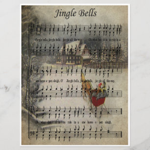 紙シート音楽アート – Jingle Bells