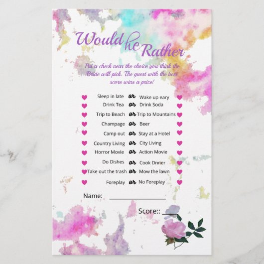 紙シート (正面)