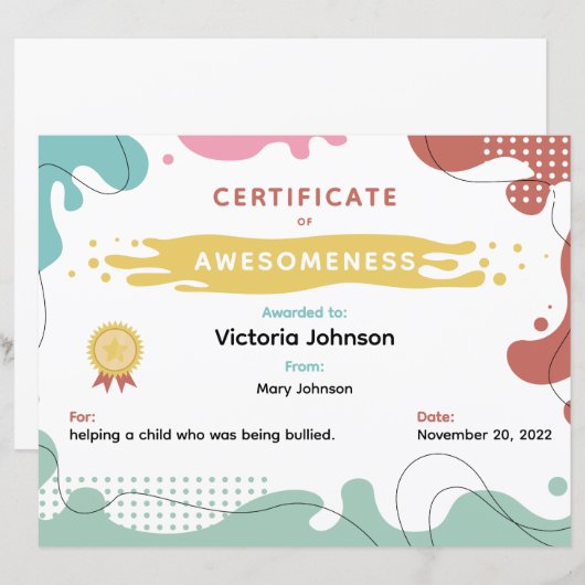 紙シート (正面/裏面)