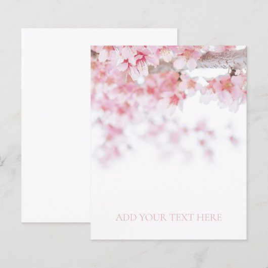 紙シート：さくらんぼ花 (正面/裏面)