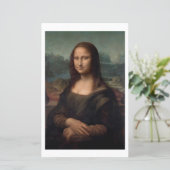 紙シート：レオナルド・ダ・ヴィンチ：モナリザ (スタンド正面)