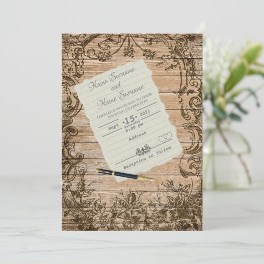 紙シート 招待状 (スタンド正面)