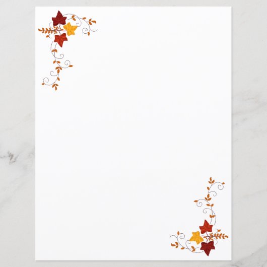 紙シート – 秋のつる植物 (正面)