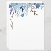 紙シート – Summer Blues (正面/裏面)