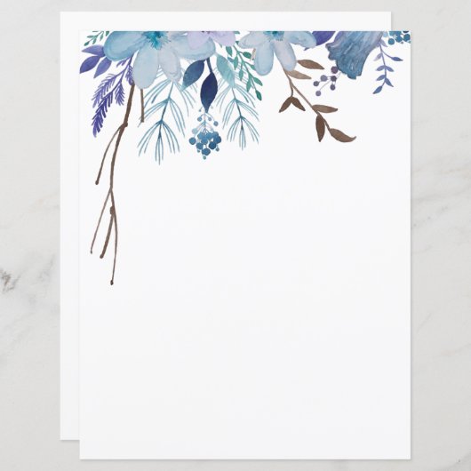 紙シート – Summer Blues (正面/裏面)