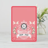 紙ジュビリー2写真一周年記念招待状 シーズンカード (スタンド正面)