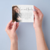 紙スクリプト6写真卒業ラヴ感謝していィー チラシ (手)