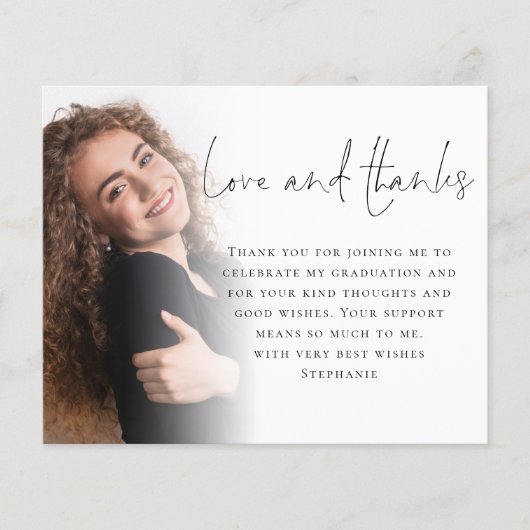 紙スクリプト6写真卒業ラヴ感謝していィー チラシ (正面)