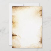 紙スクロール素朴国の退職パーティー 招待状 (裏面)