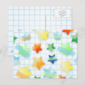 紙スター、はがき ポストカード (正面/裏面)