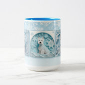 紙スノーフレークウェスティー ツートーンマグカップ (中央)