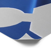 紙チェーン人形のクローズアップ ポスター (角)