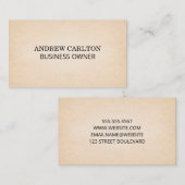 紙テクスチャの背景 名刺 (正面/裏面)