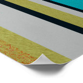 紙テクスチャ – カラフル背景デザイン ポスター (角)