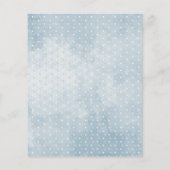 紙テディベアバーリーウェイベビーシャワーアドバイス (裏面)