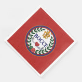 紙ディナーナプキンとボッチテーマ (コーナー)