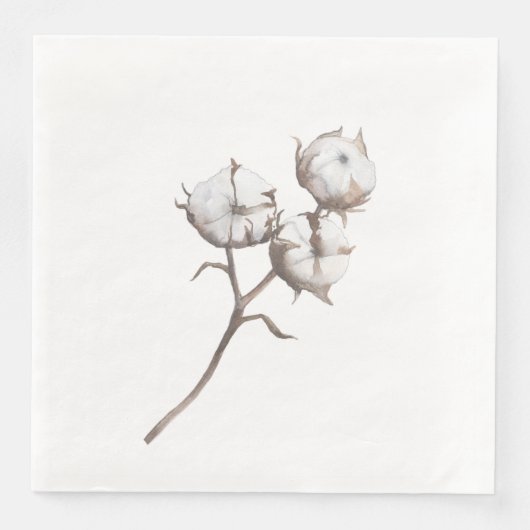 紙ディナーナプキンズウィズコットンデザイン (正面)