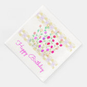 紙ディナーナプキンズ任意の大事な行事にパーソナライズ (コーナー)