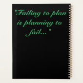 紙ドラゴンプランナー プランナー手帳 (裏面)