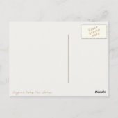 紙ドリー·クイーン·オブ·ザ·メイ·紙人形はがき ポストカード (裏面)