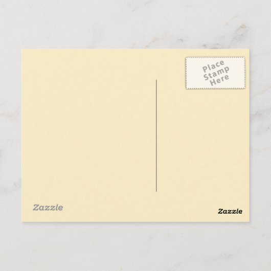 紙ドールと先住民アメリカのインド服 ポストカード (裏面)