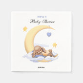 紙ナプキンかわいいバニー。 スタンダードカクテルナプキン (正面)