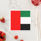 紙ナプキンとアラブ首長国連邦の国旗 スタンダードカクテルナプキン (インサイチュ)