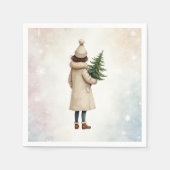 紙ナプキンとクリスマスデザイン スタンダードカクテルナプキン (正面)