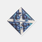 紙ナプキンとスコティッシュティスルデザイン スタンダードカクテルナプキン (角)