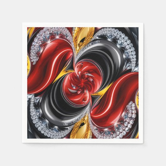 紙ナプキンとドイツの色デザイン スタンダードカクテルナプキン (正面)