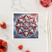 紙ナプキンとノルウェー色デザイン スタンダードカクテルナプキン (インサイチュ)