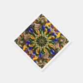紙ナプキンとブラジルのカラーデザイン スタンダードカクテルナプキン (角)