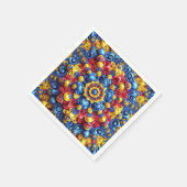 紙ナプキンとルーマニアの色デザイン スタンダードカクテルナプキン (角)