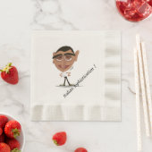 紙ナプキンのイタリア人の洗練 縁ありランチョンナプキン (インサイチュ)