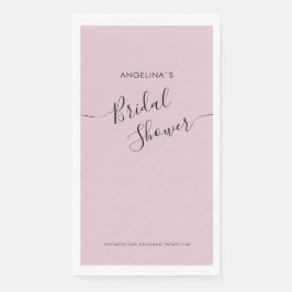 紙ナプキンのブライダルシャワー。