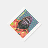 紙ナプキンの無駄なゴリラのデザイン スタンダードカクテルナプキン (角)