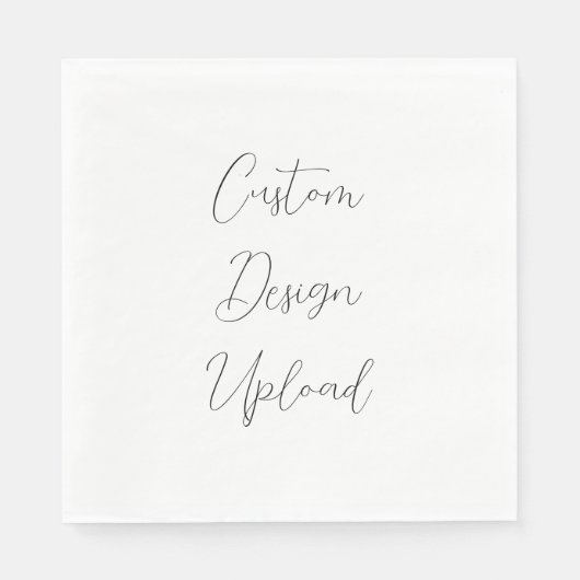 紙ナプキンカスタムデザインのアップロード スタンダードランチョンナプキン (正面)
