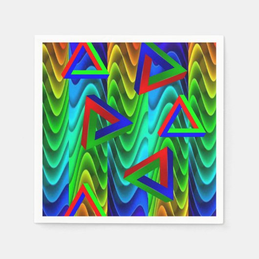 紙ナプキンカラフル スタンダードカクテルナプキン (正面)