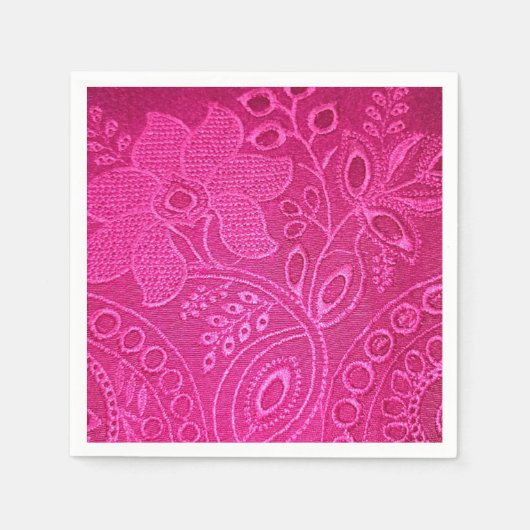 紙ナプキンカラーフル紙ナプキンフラワーナプキ スタンダードカクテルナプキン (正面)