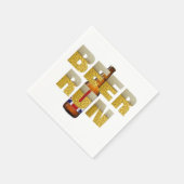 紙ナプキンスおもしろいブリティッシュビールドリンカーズ スタンダードカクテルナプキン (角)