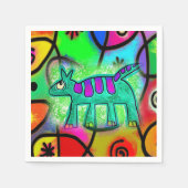 紙ナプキンスお洒落、ドッグナプキンス スタンダードカクテルナプキン (正面)