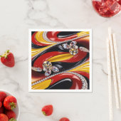 紙ナプキンスとベルギーカラーデザイン スタンダードカクテルナプキン (インサイチュ)